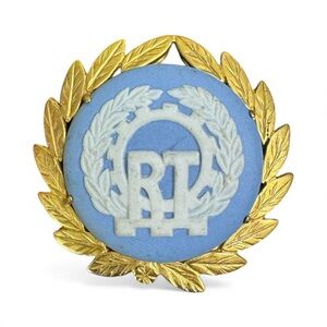 Wedgwood England Brooch White Blue Jasperware RT
Aion Collection